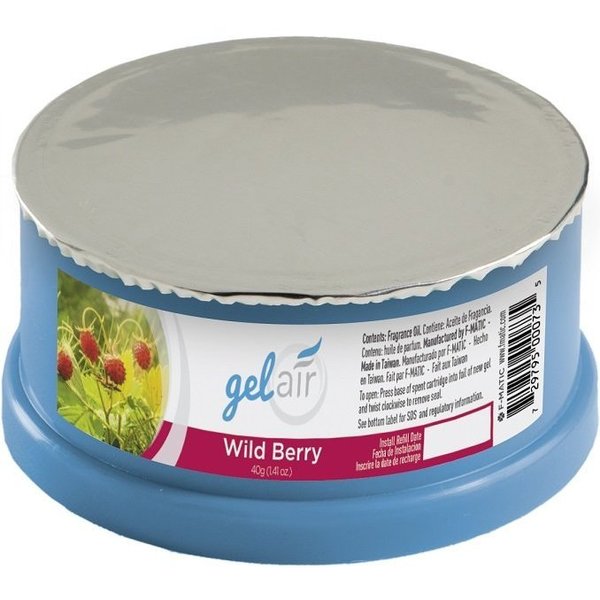 F Matic HP Wild Berry Mist Gel Air Freshener Refills, 100PK DRSHP-C150